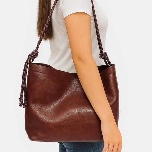Hayley Knotted Handle Tote