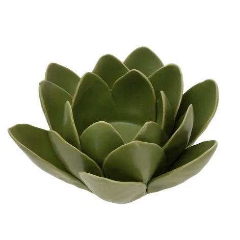Flower Stoneware Tealight Candle Holder
