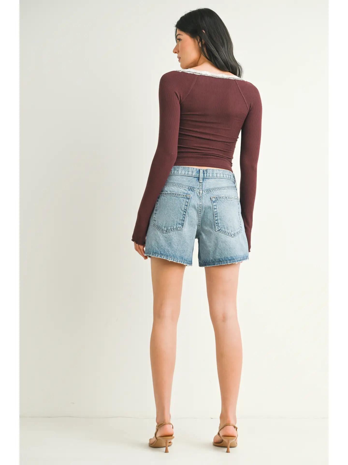 Light Vintage High-Rise Short