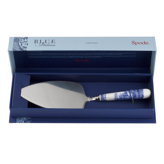 Blue Italian Cake Knife by Spode