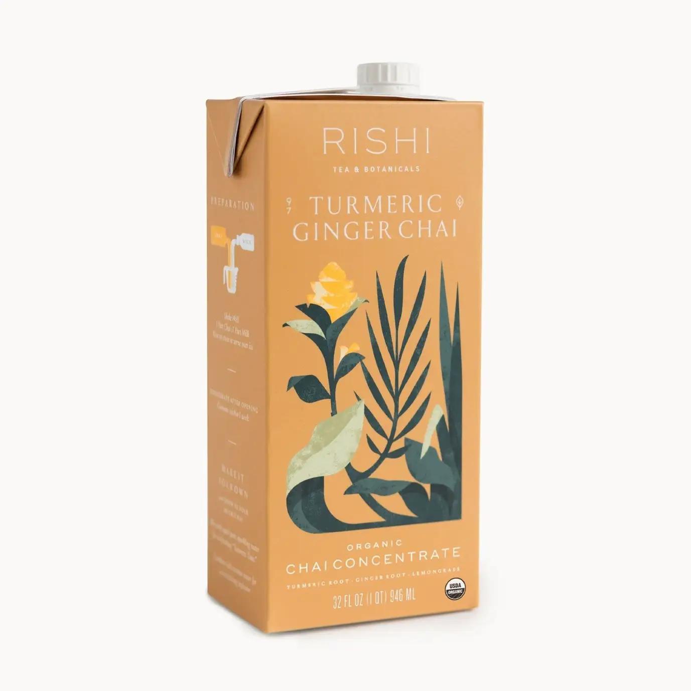 Turmeric Ginger Chai Organic Tea Concentrate