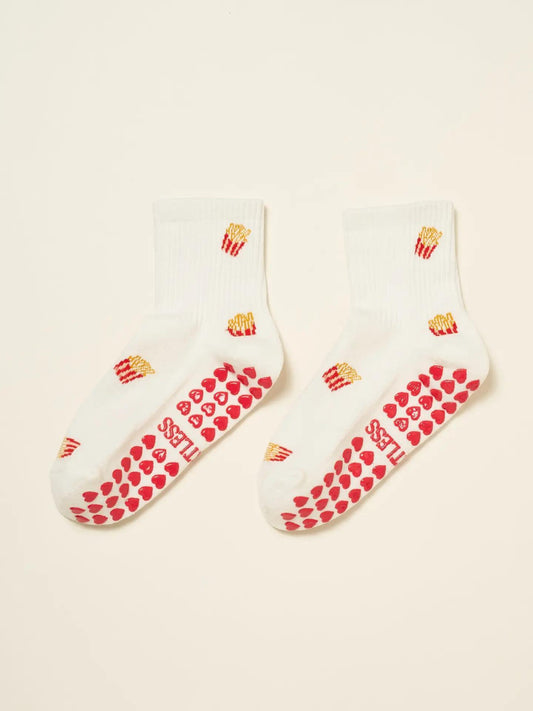 French Fries Grip Sock