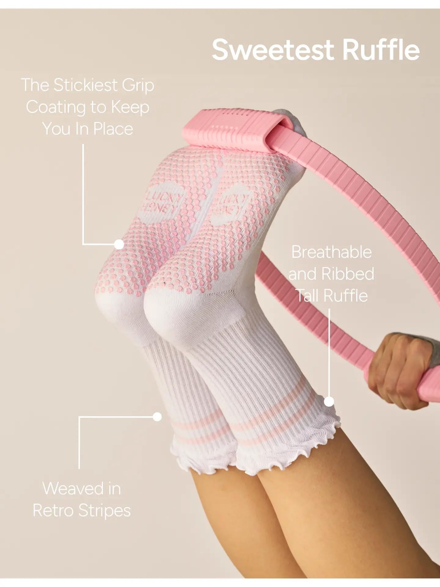 The Tall Ruffle Grip Sock