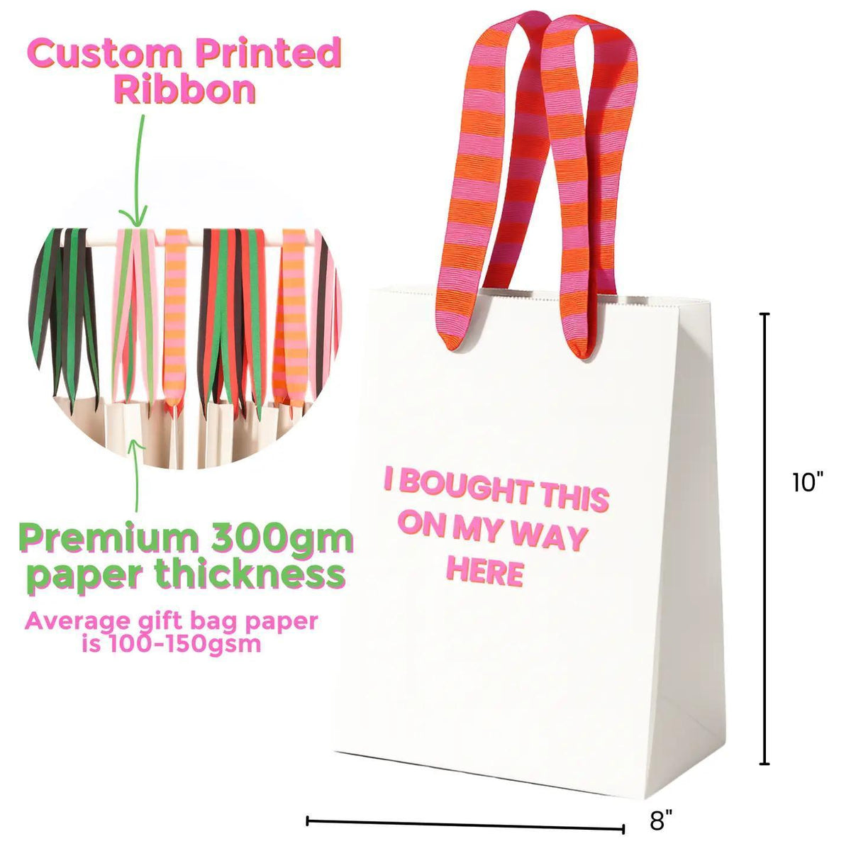 Bought This On My Way Here | Pink + Orange