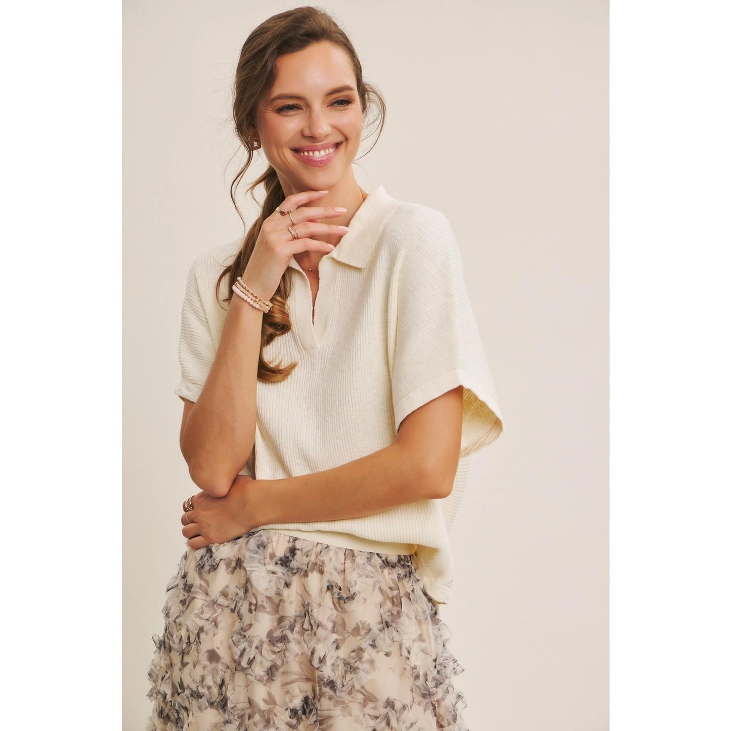 Versatile Effortless Rib Knit Sweater