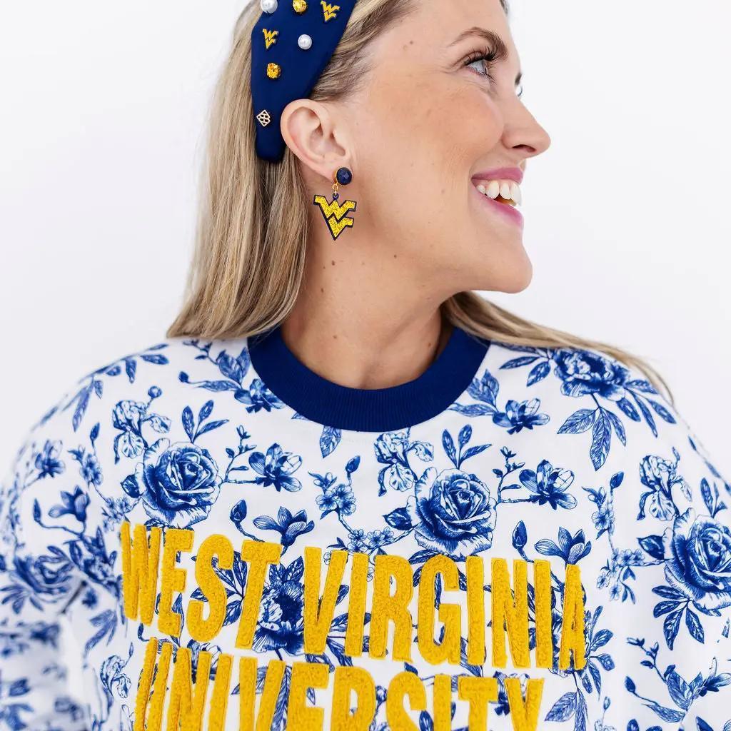 West Virginia Mini Logo Earrings