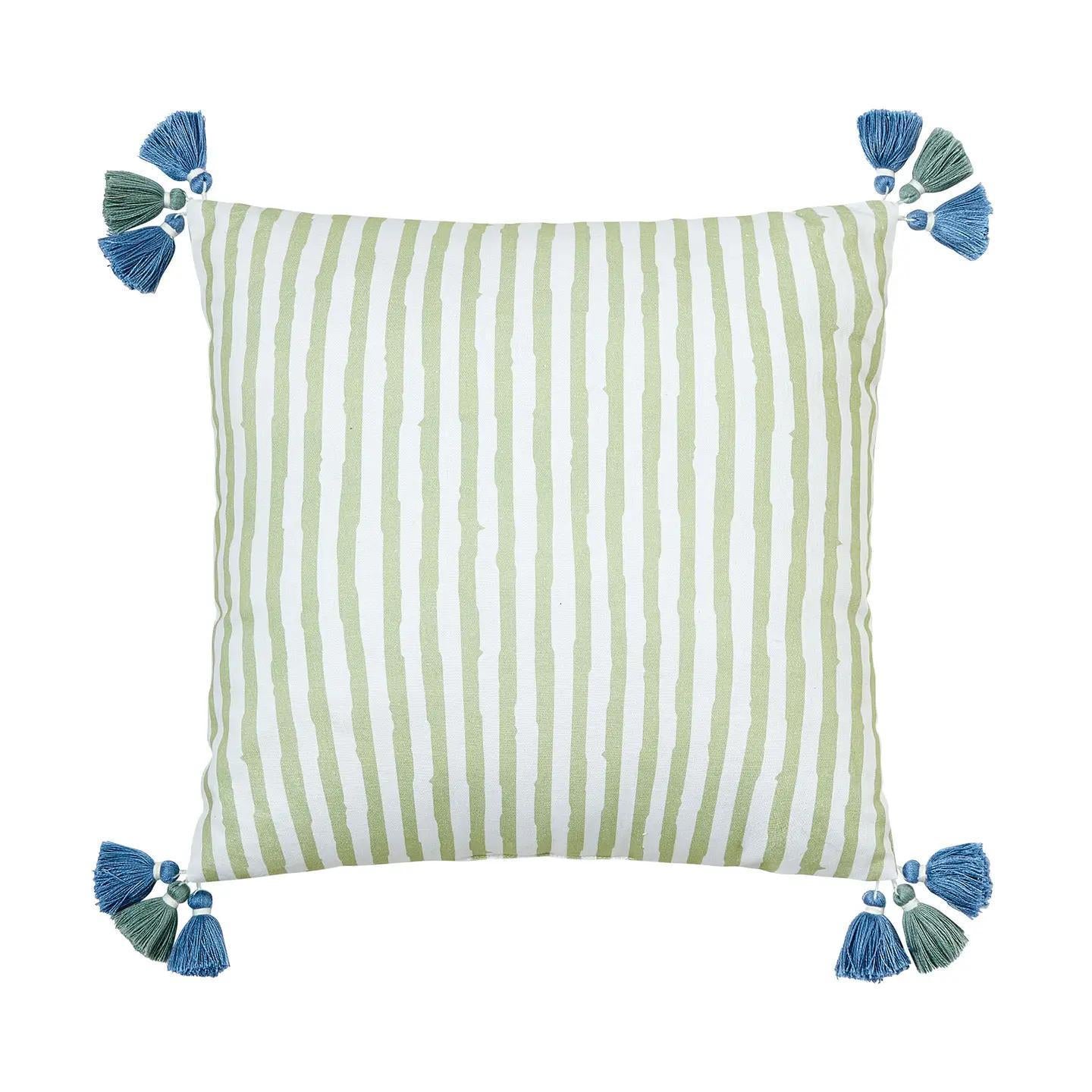 Hamilton Crewel Embroidered Decorative Pillow - Spartina