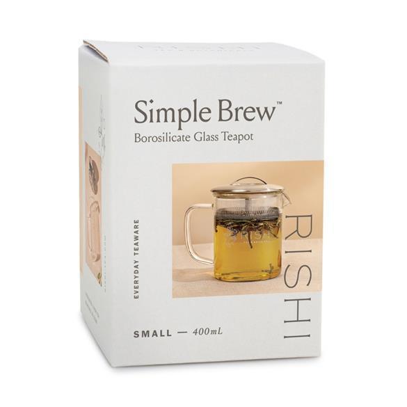 Simple Brew Borosilicate Glass Teapot for Loose Tea
