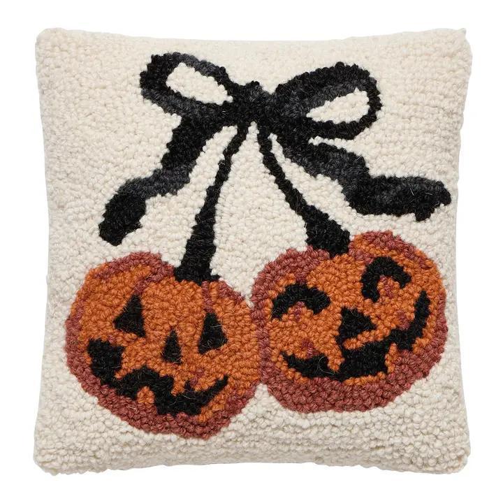 Pumpkin Cherries Hook Pillow