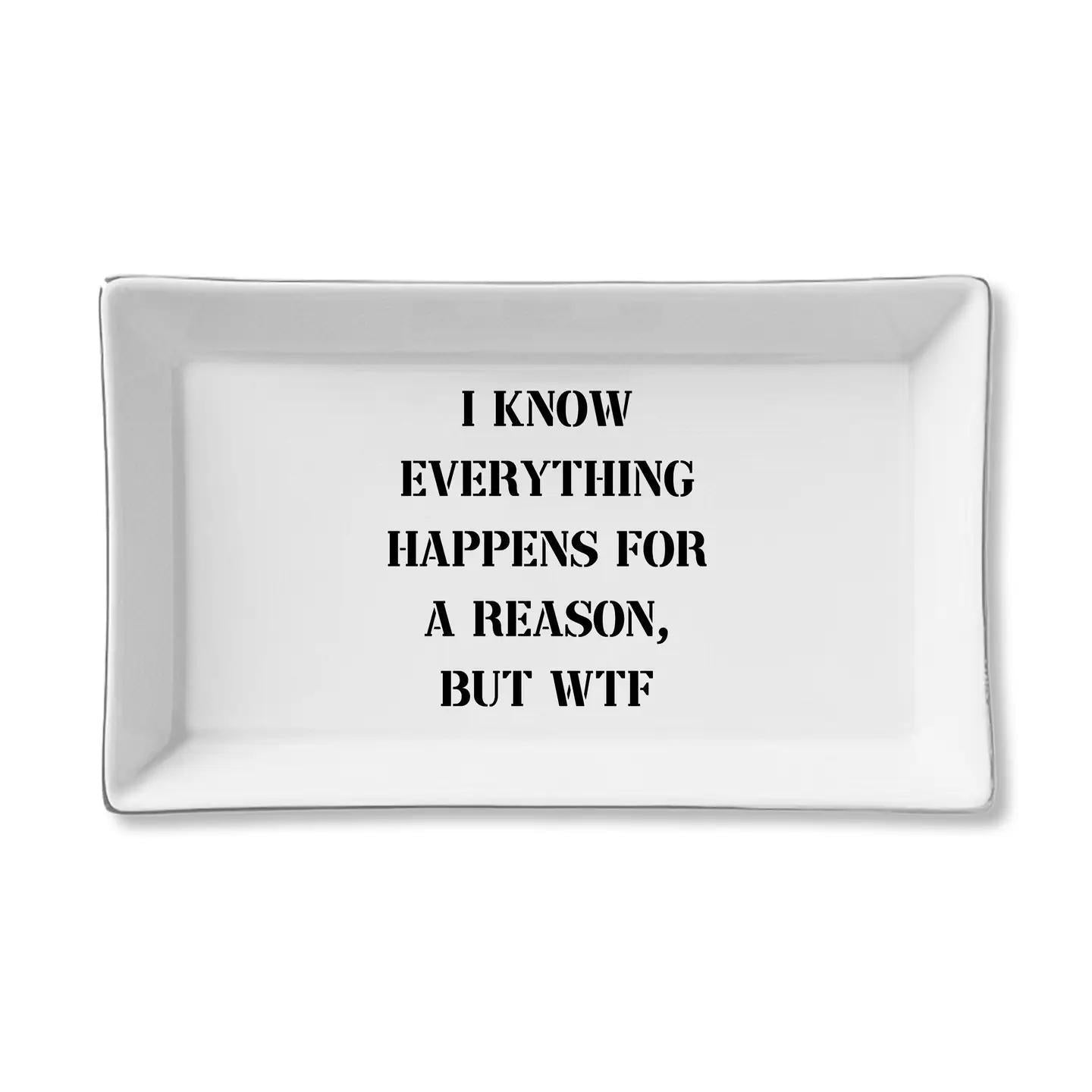 Ceramic Tray - Wtf