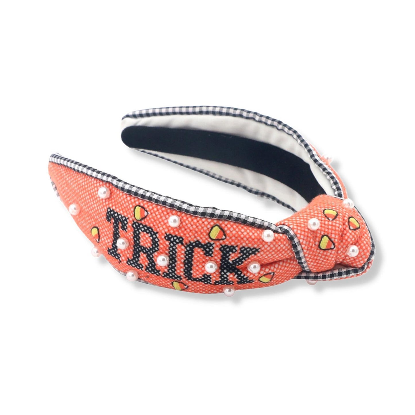 Child Size Cross Stitch Trick or Treat Headband
