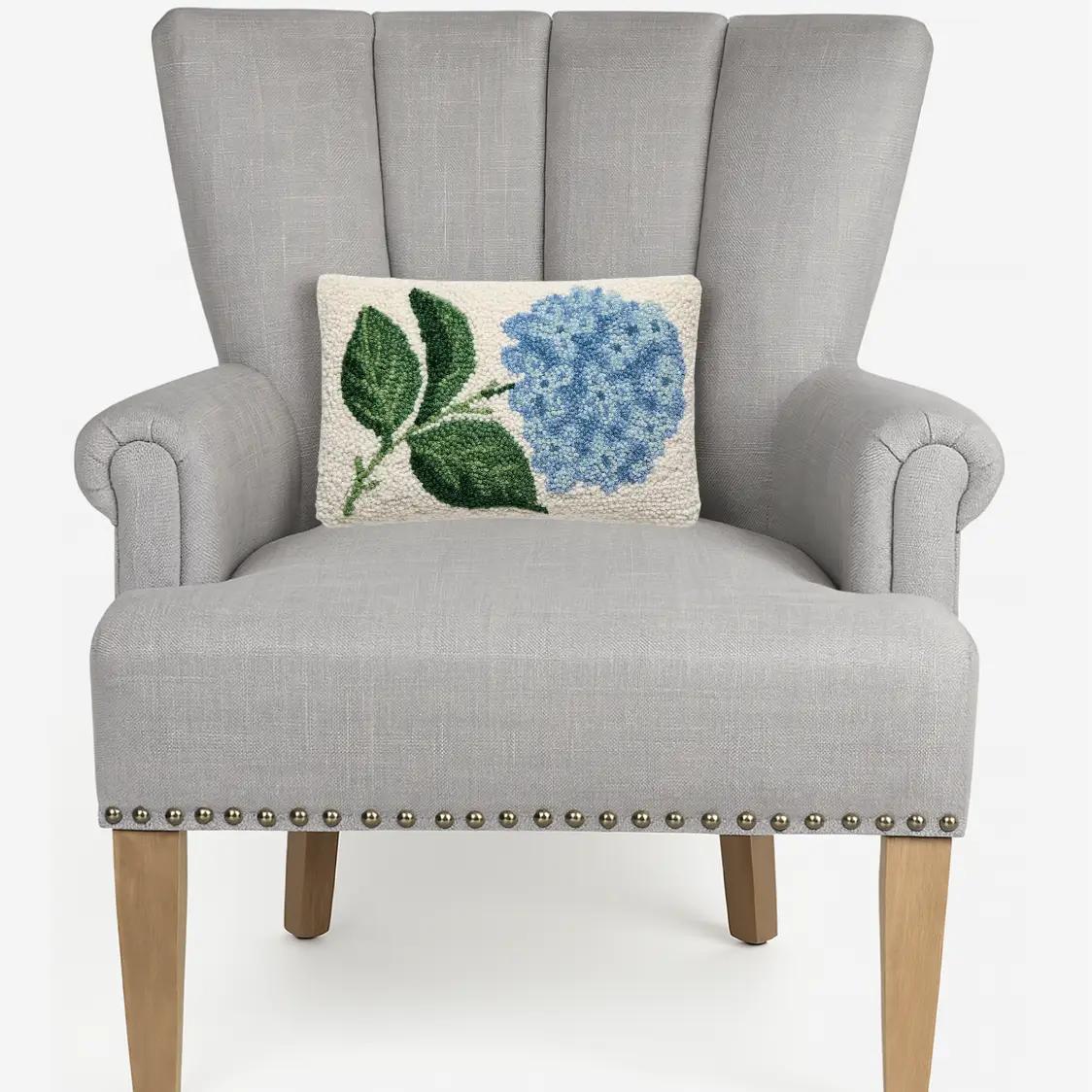 Hydrangea Hook Pillow