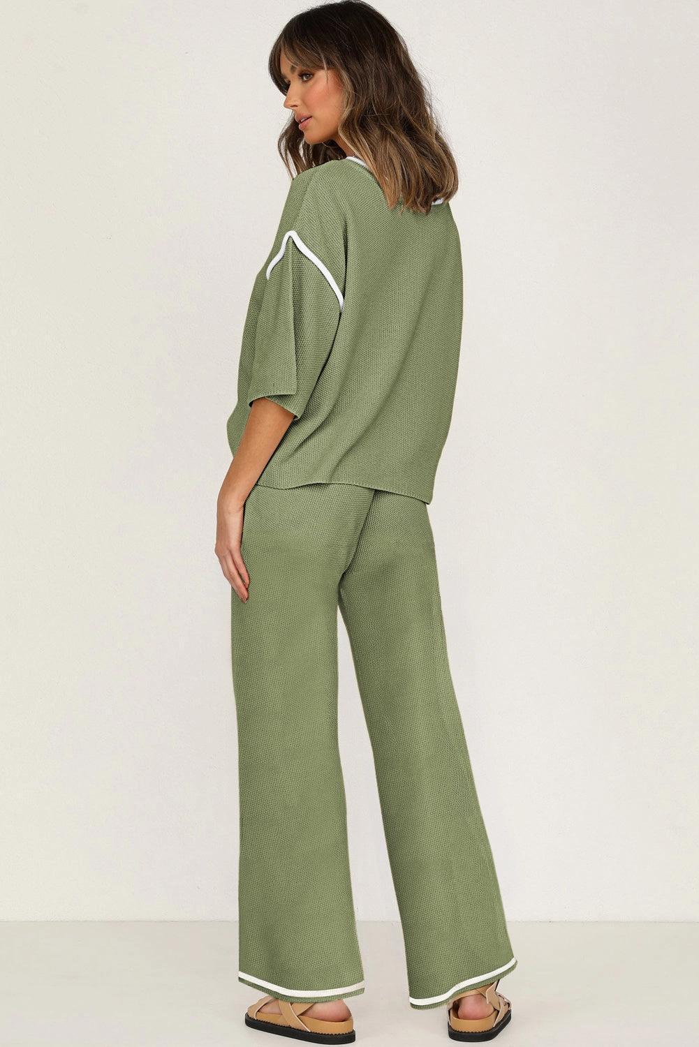 Guacamole Green 2 Piece Sweater Set