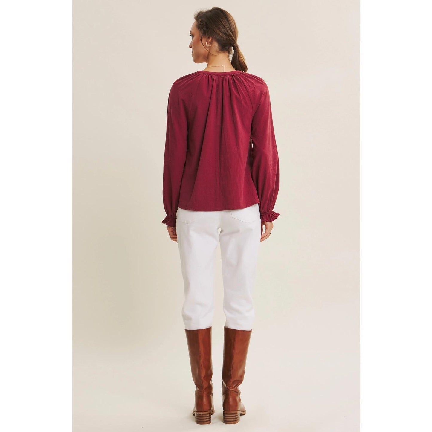 Warmth of Fall Bohemian Blouse