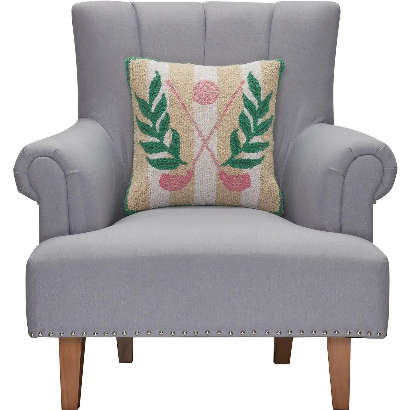 Golf with Wreath Hook Pillow
