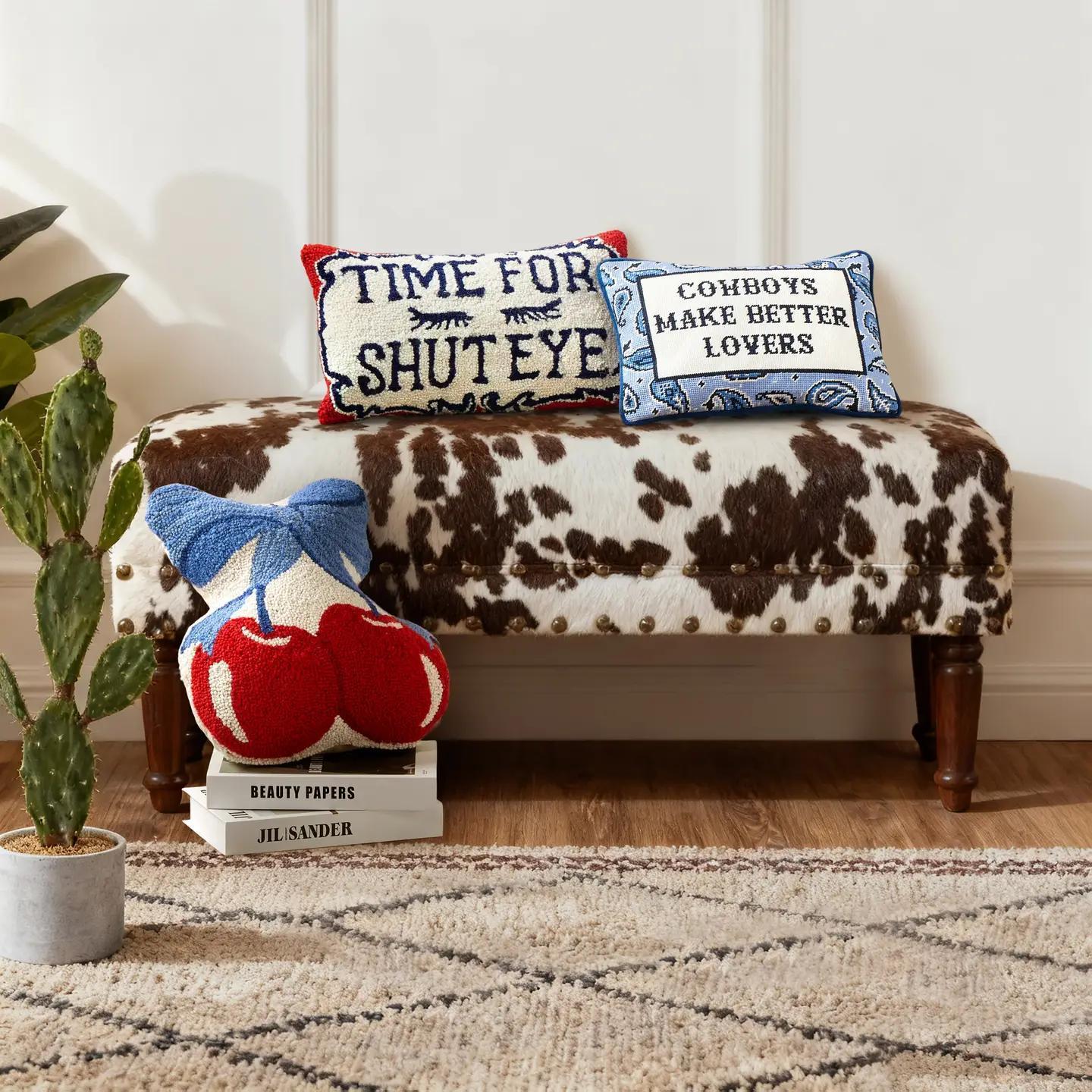 Cherries Hook Pillow - Junk Gypsy