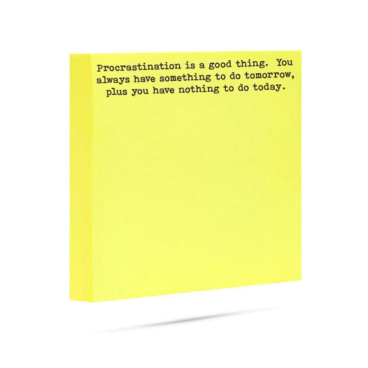 Procrastination is a Good Thing