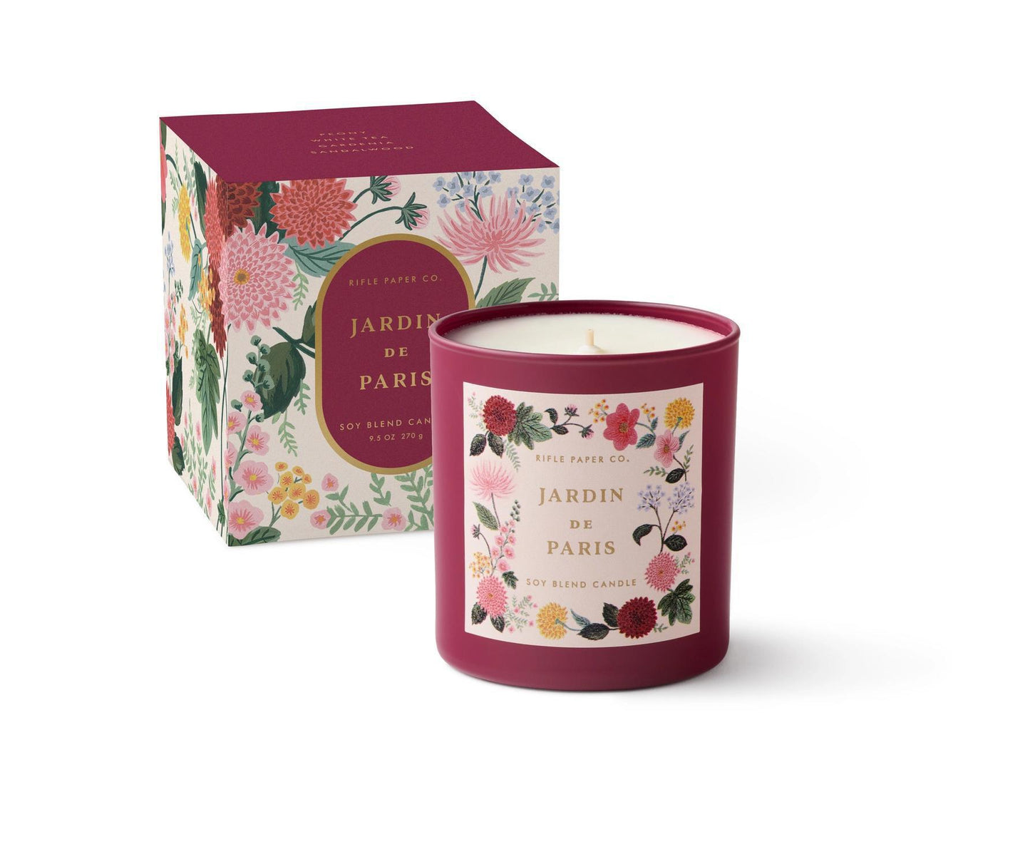 Dahlia Jardin de Paris 9 oz Glass Candle