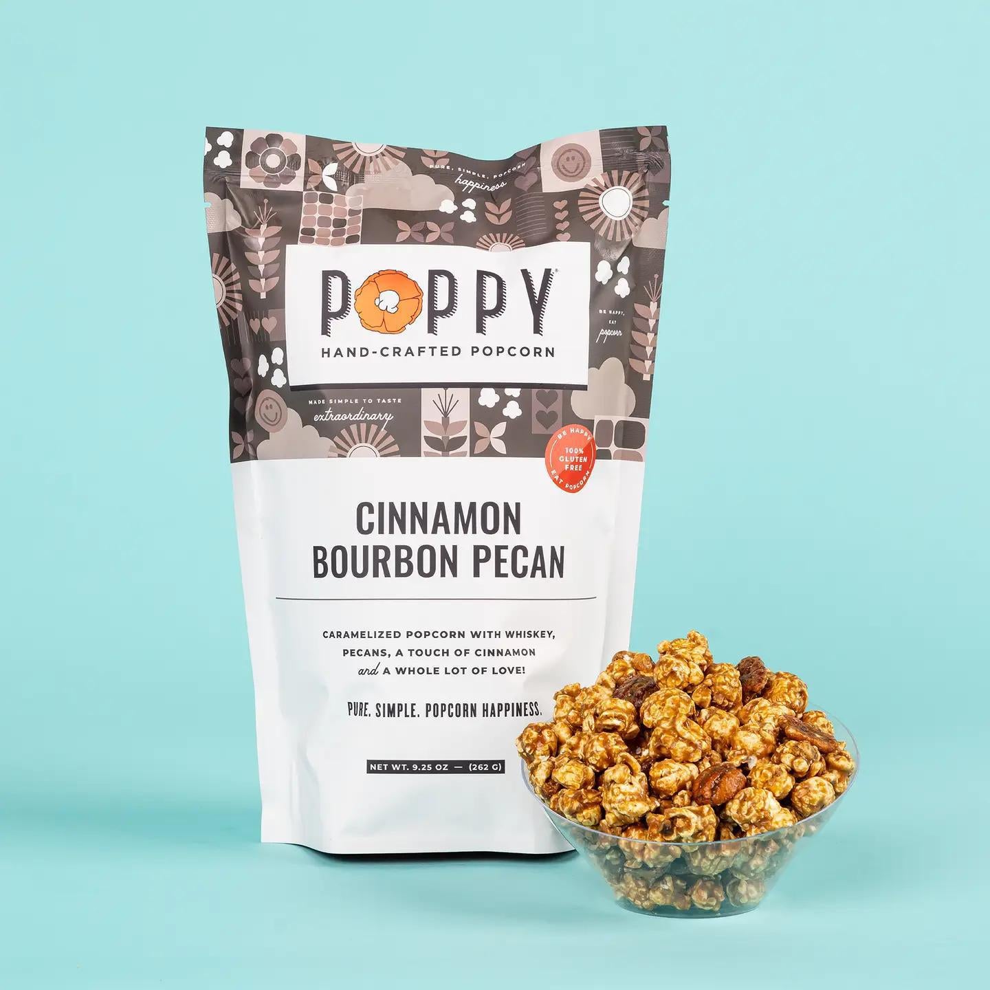 Cinnamon Bourbon Pecan Popcorn