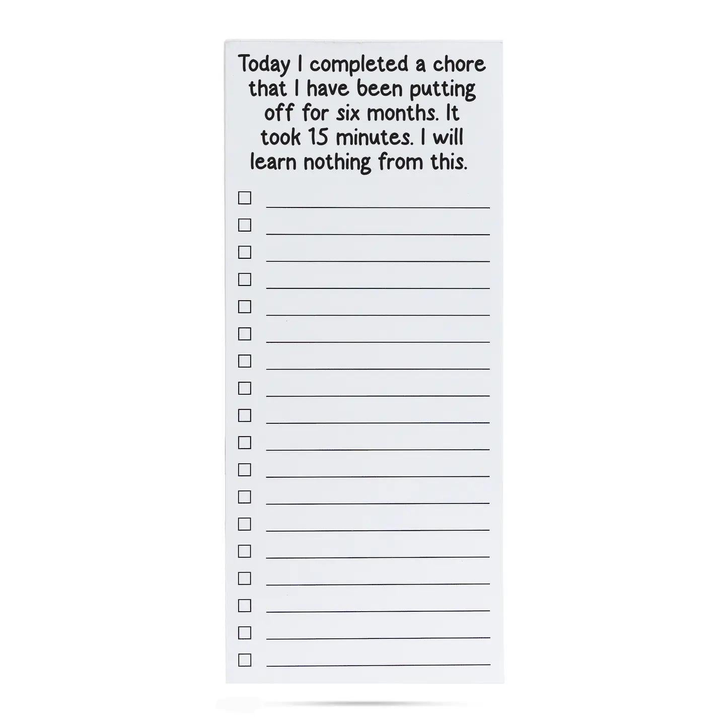 Today I Completed a Chore