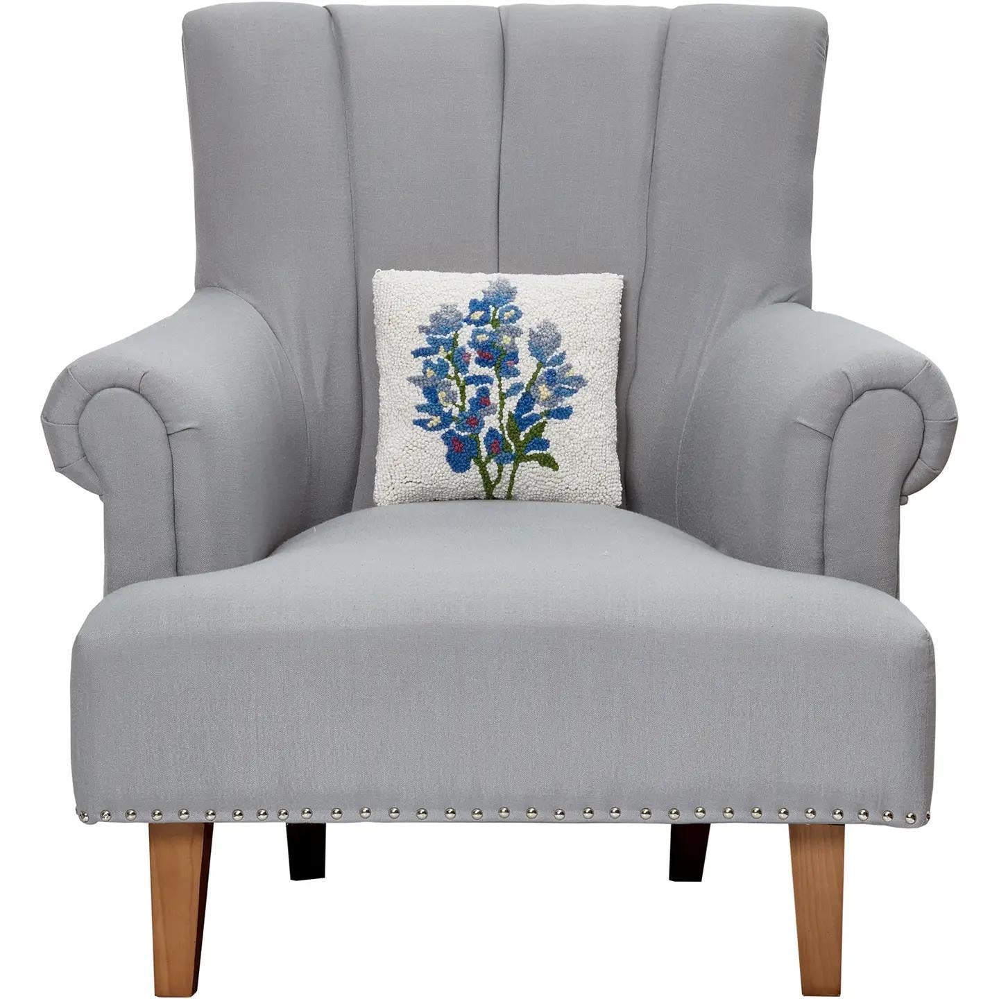 Bluebonnet Hook Pillow