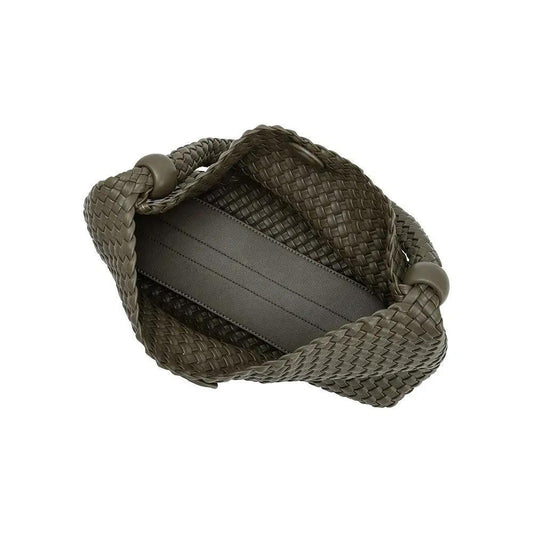 Quinn Olive Recycled Vegan Shoulder Bag