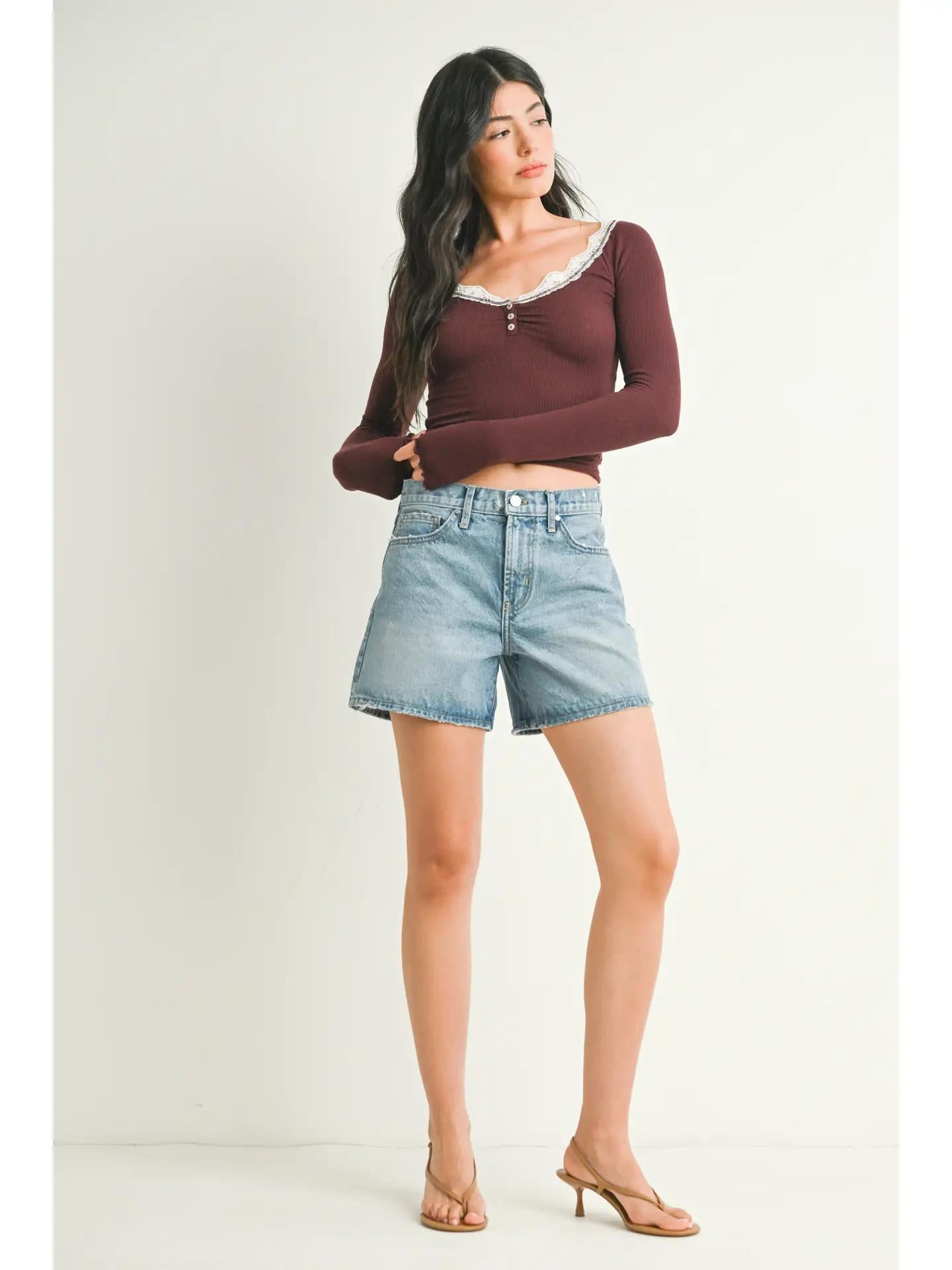 Light Vintage High-Rise Short