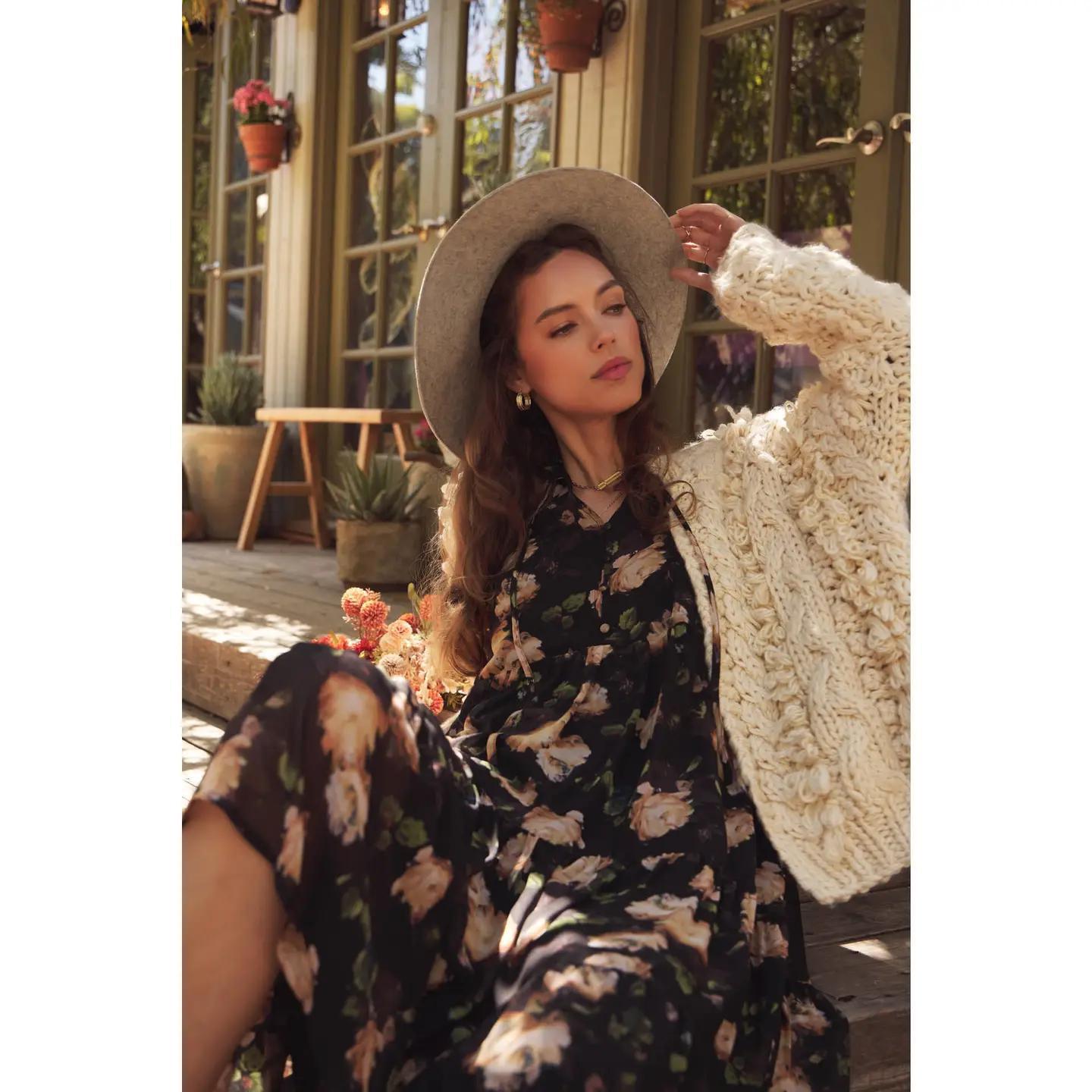 Cozy Chunky Textured Open-Front Sweater Cardigan
