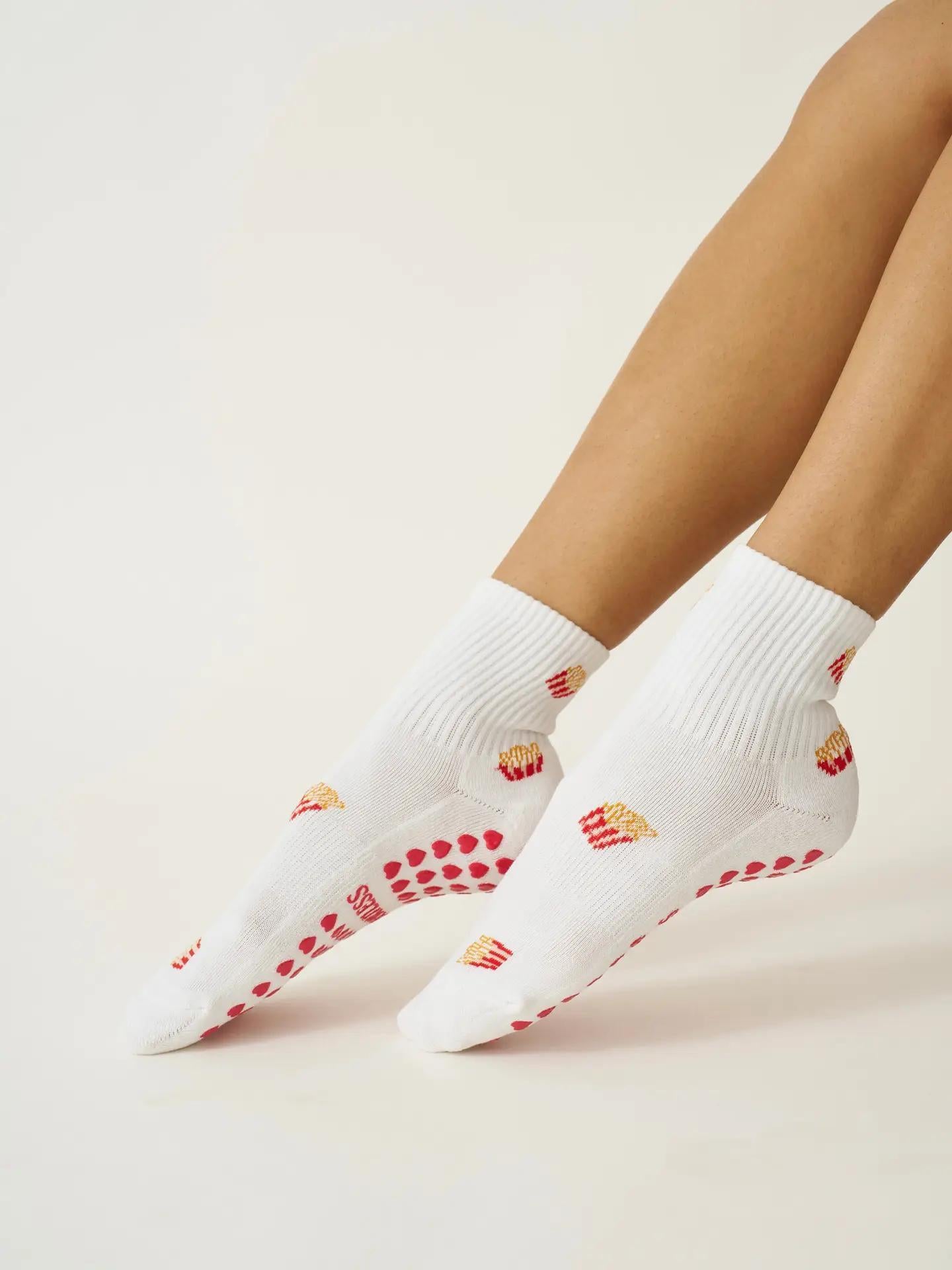 French Fries Grip Sock