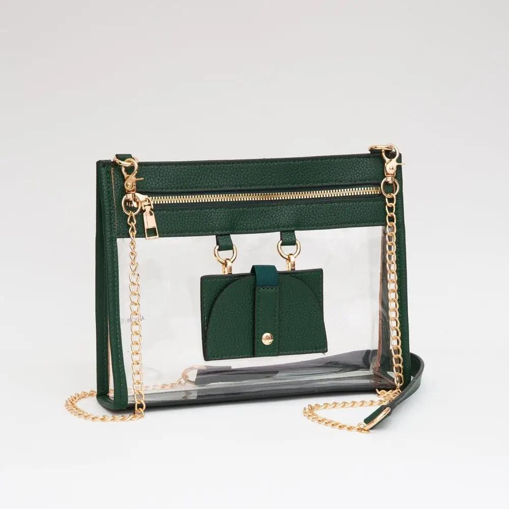Clear Gameday Crossbody Bag with Sunglasses Holder
