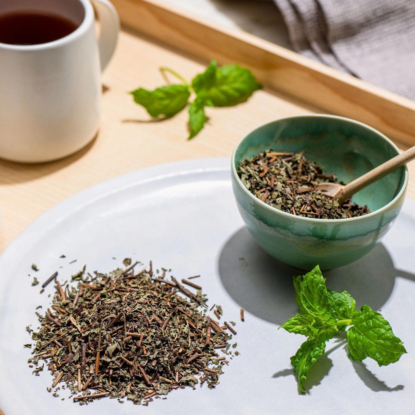 Mint Organic Loose Green Tea