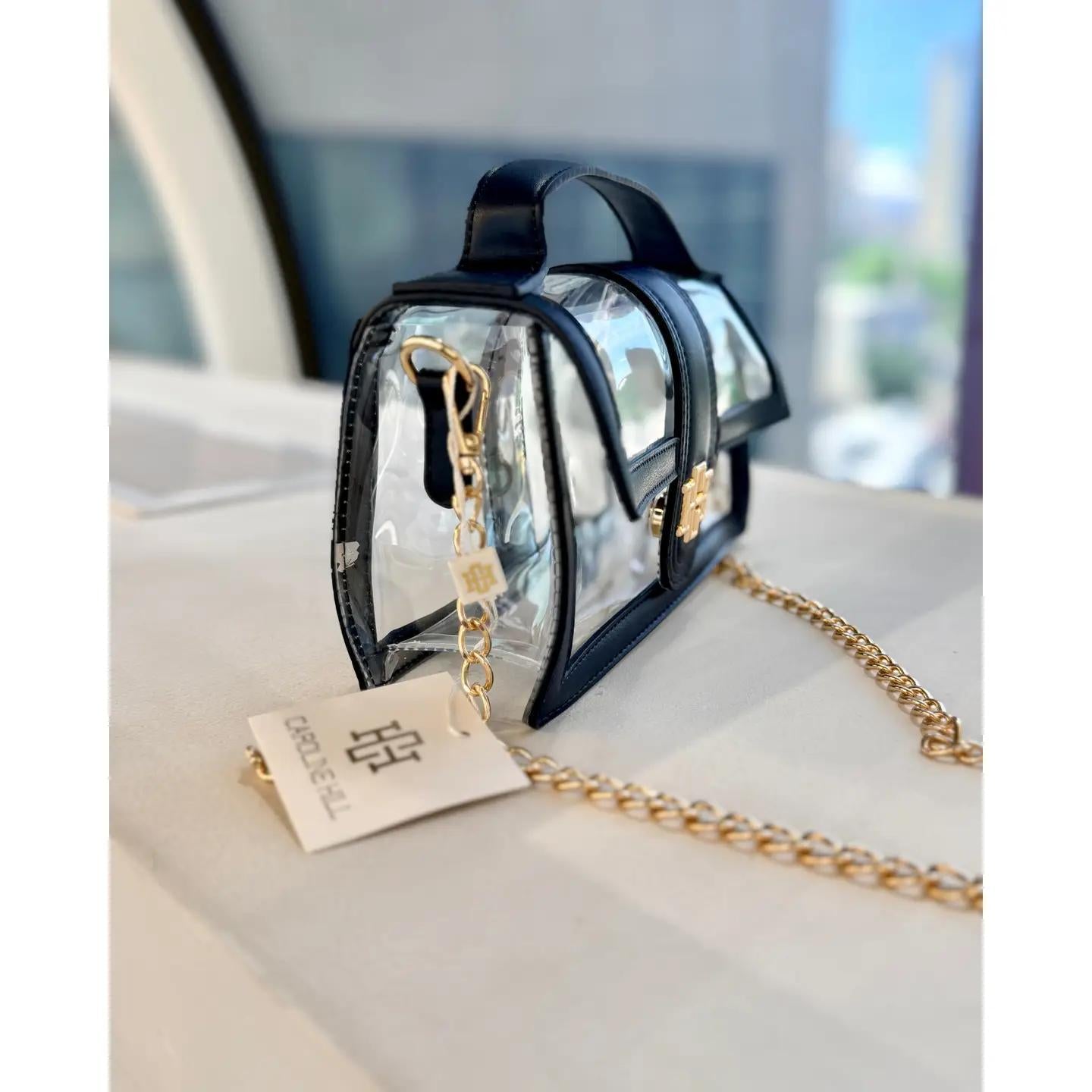 Grace Clear Bag Navy
