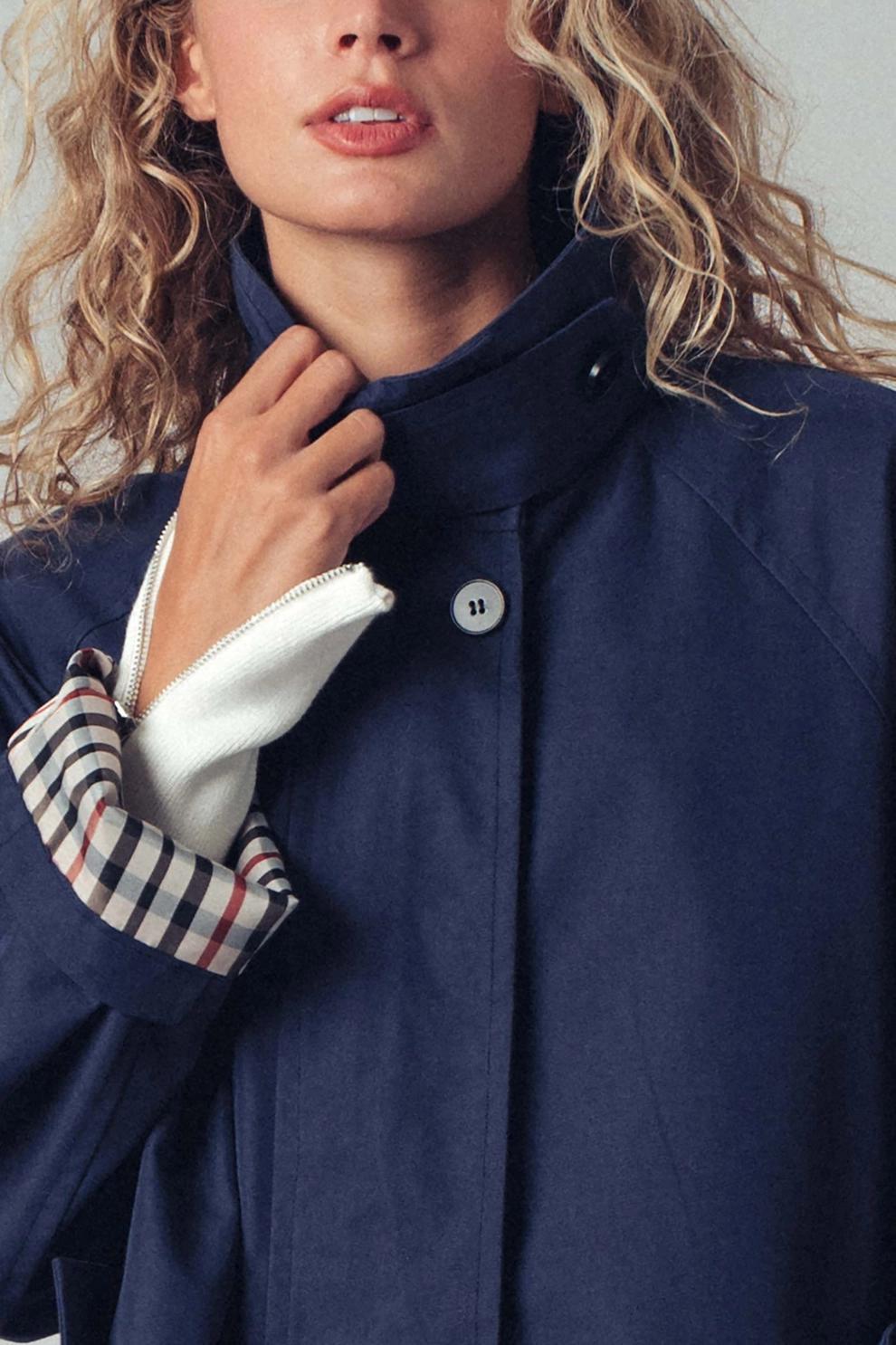 Modern A-Line Trench Jacket