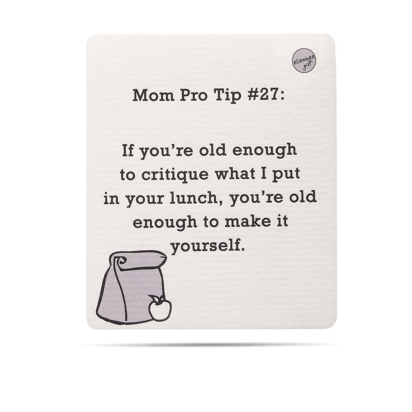 Mom Pro Tip | Make Your Own Lunch Funny Swedish Dish Cloths