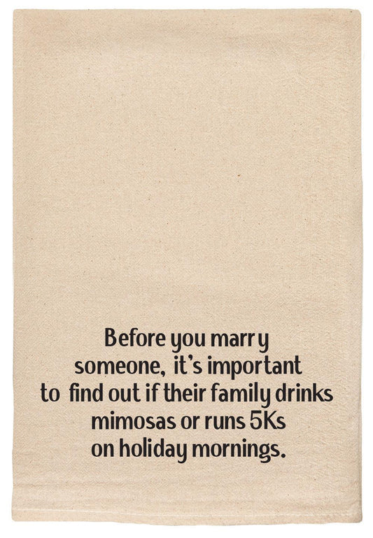 Before You Marry Someone | Funny Kitchen Tea Towels