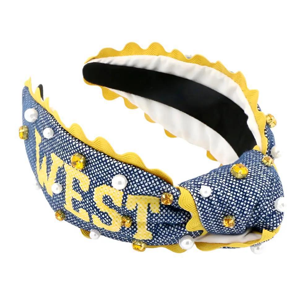 West Virginia Adult Cross Stitch Headband