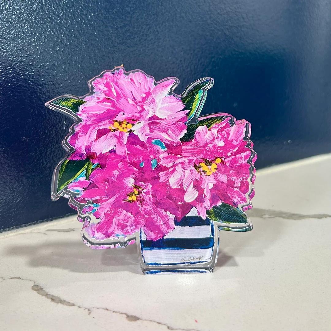 Rhododendron Acrylic Cut-out Block- Sophia – Edgar Rae