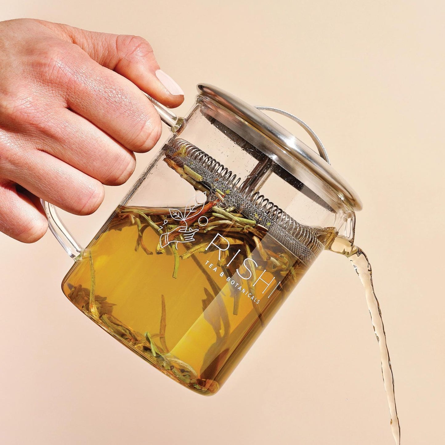 Simple Brew Borosilicate Glass Teapot for Loose Tea