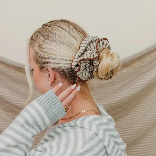 Striped Corset Scrunchie