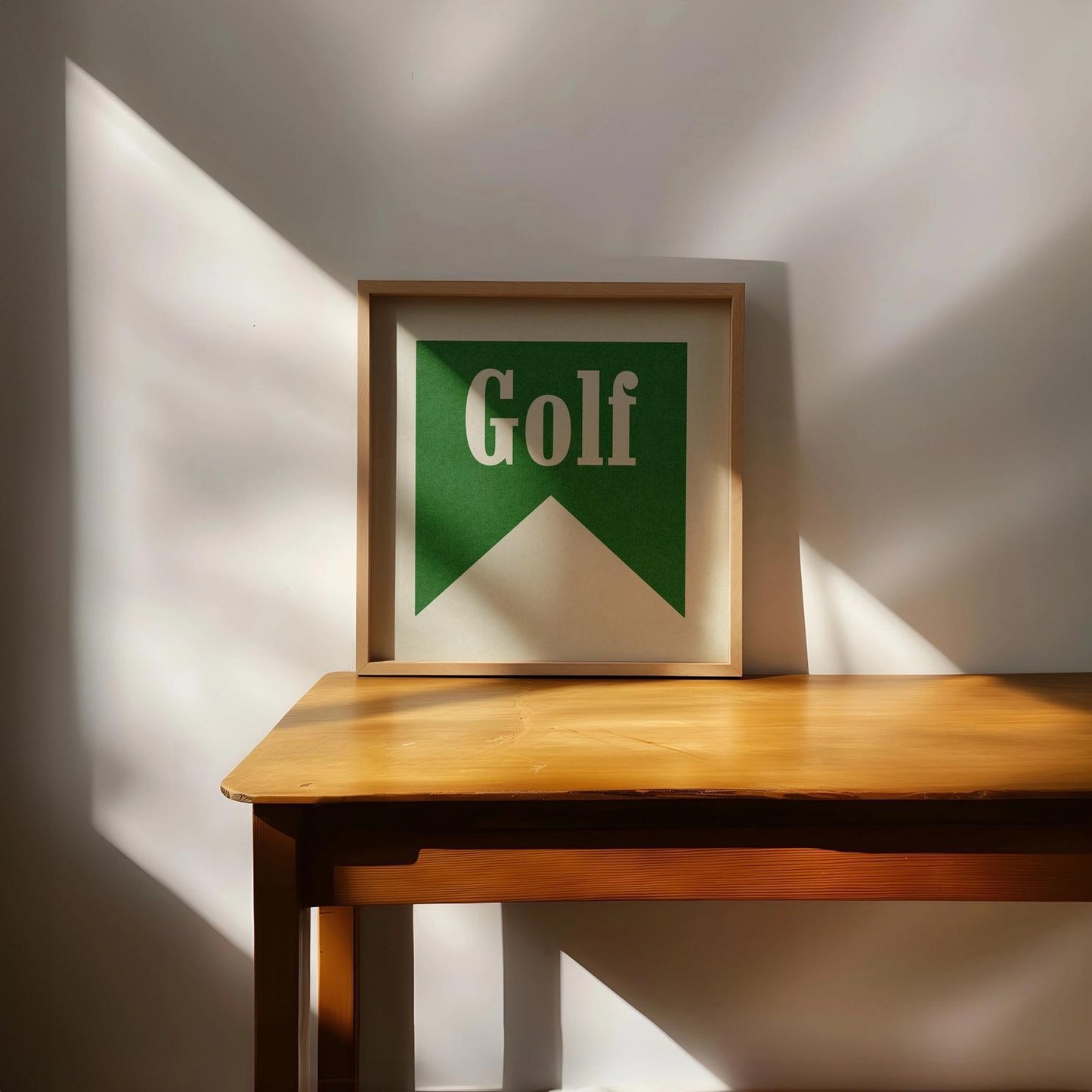Retro Golf Poster Banner Art