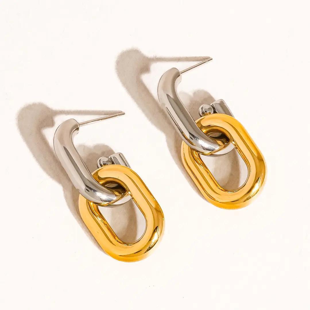 Jaxon Double Chain Earring
