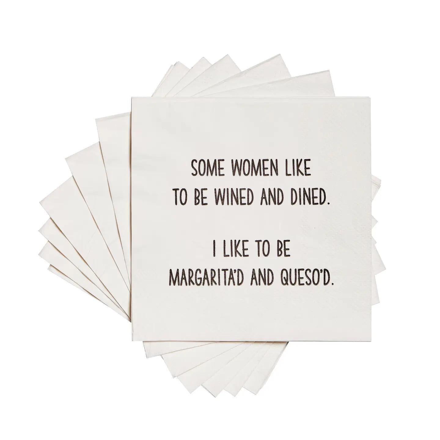 Some Women Like to be Wined and Dined