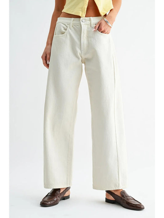 Stretch Slight Barrel Twist- DP865- Ecru