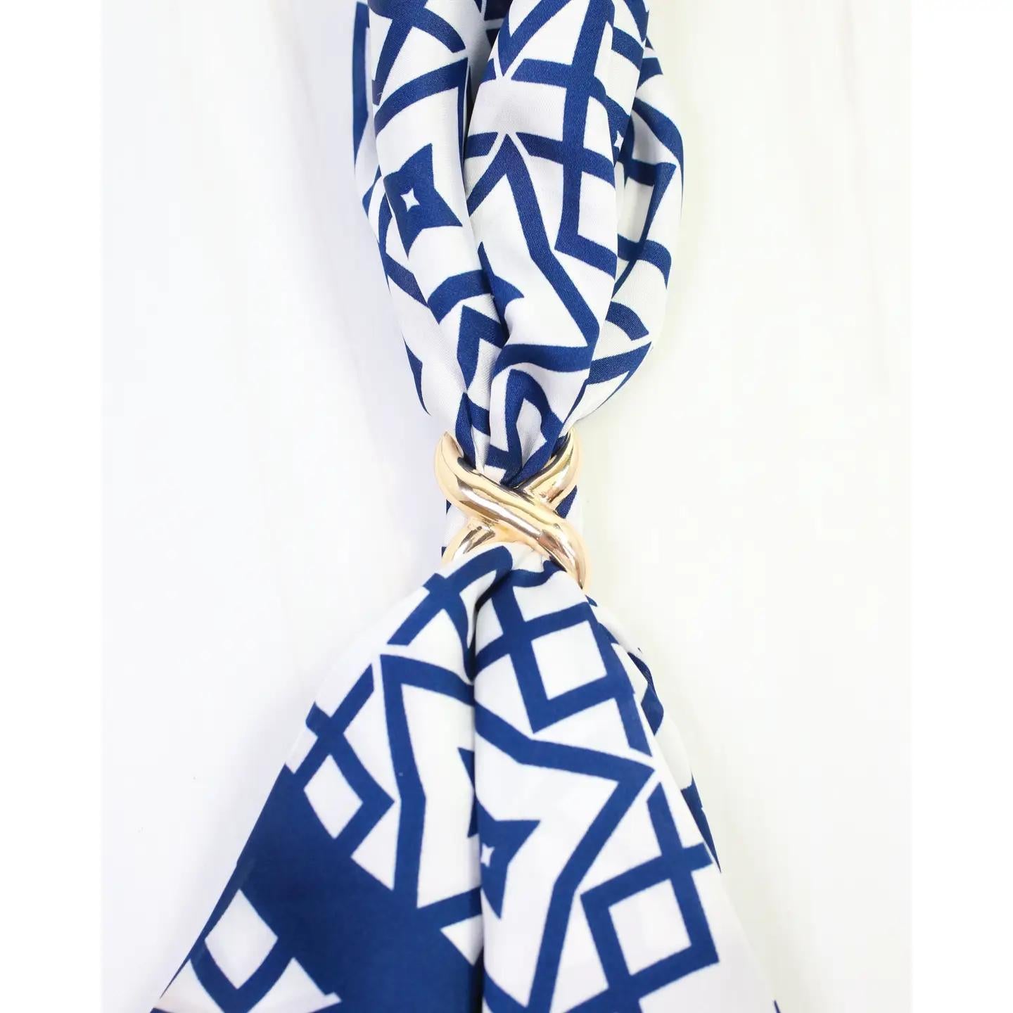 Kora Infinity Scarf Slide Gold