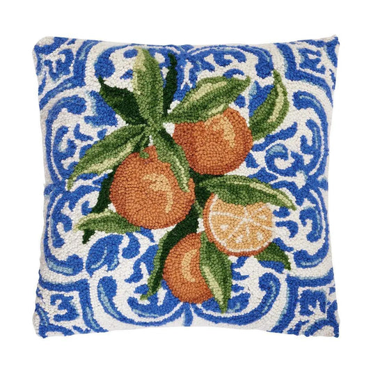 Mediterranean Oranges Hook Pillow