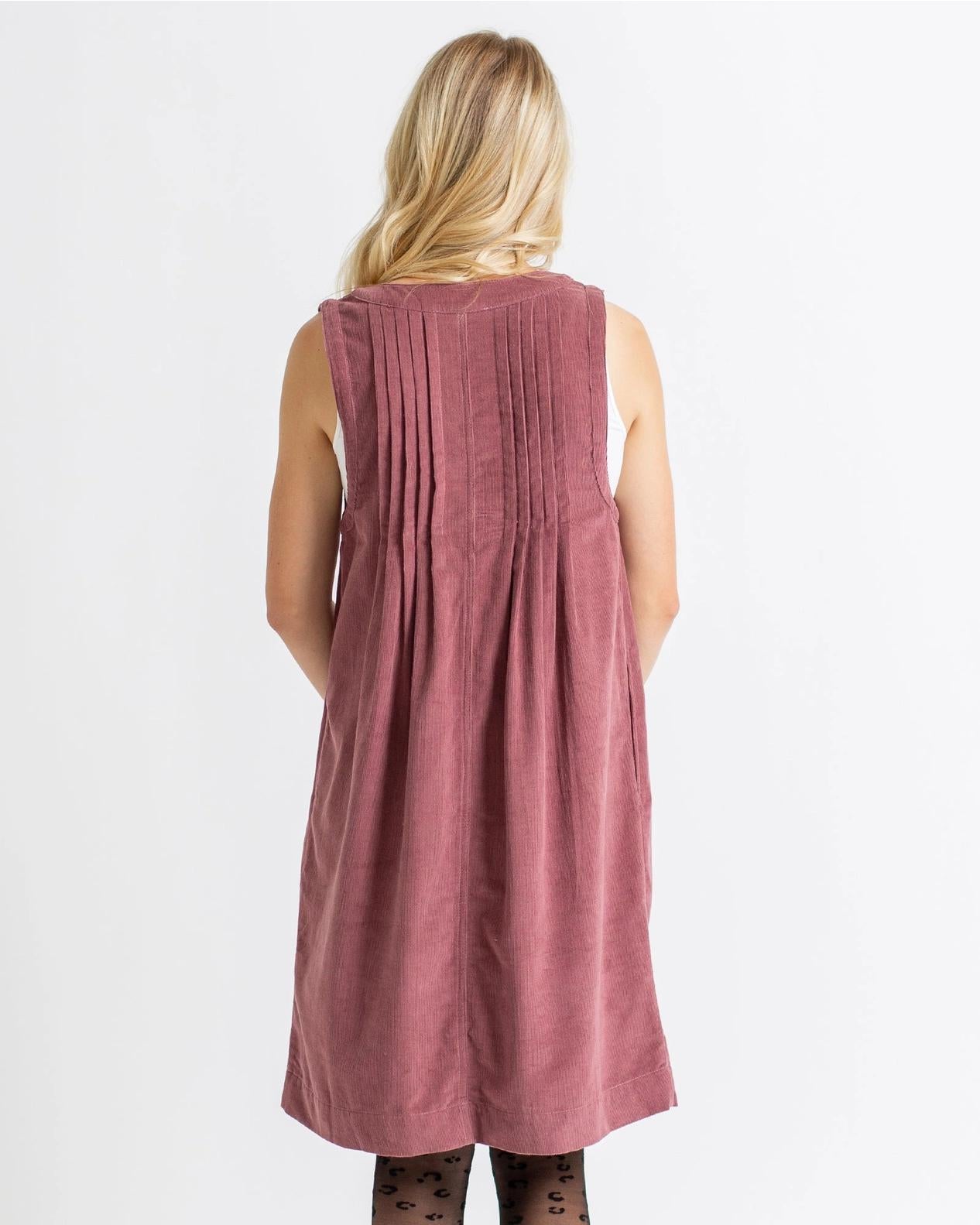 Kaylee Rose Brown Corduroy Sleeveless Jumper