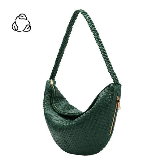 Raquel Green Xl Recycled Shoulder Bag