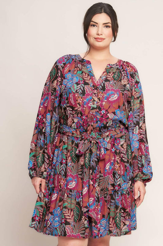 Printed Woven Mini Dress