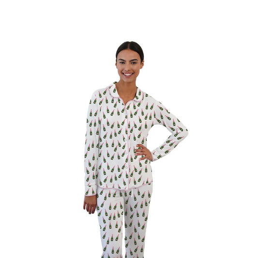 Pajama Pant Set - Champagne