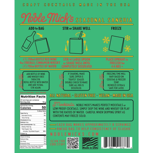 Seasonal Sangria Frozen Cocktail